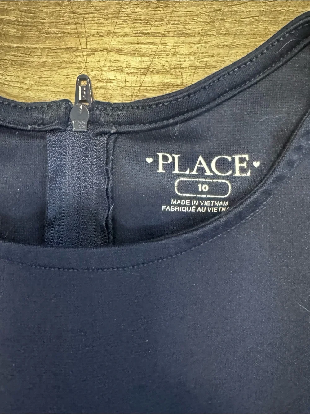 Children's Place Lot of 5 Navy Blue Ponte Dress School Uniform Girls Sz. 10 - Picture 7 of 9